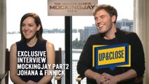 JANE MALONE & SAN CLAFLIN from  HUNGER GAMES JOHANA and FINNICK from Mockingjay Part 2 in UP&CLOSE