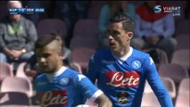 2-0 Lorenzo Insigne Penalty Goal Italy  Serie A - 10.04.2016, SSC Napoli 2-0 Hellas Verona