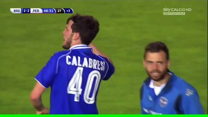 Download Video: 2-2 Arturo Calabresi Goal Italy  Serie B - 11.04.2016, Brescia Calcio 2-2 Perugia Calcio