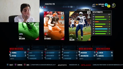 QUICKSELLING A 99 OVERALL ULTIMATE LEGEND? MADDEN 16 EXTREME DRAFT CHAMPIONS