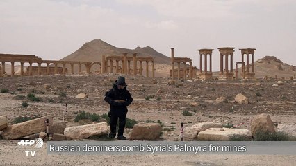 Russian deminers comb Syria's Palmyra for deadly IS legacy