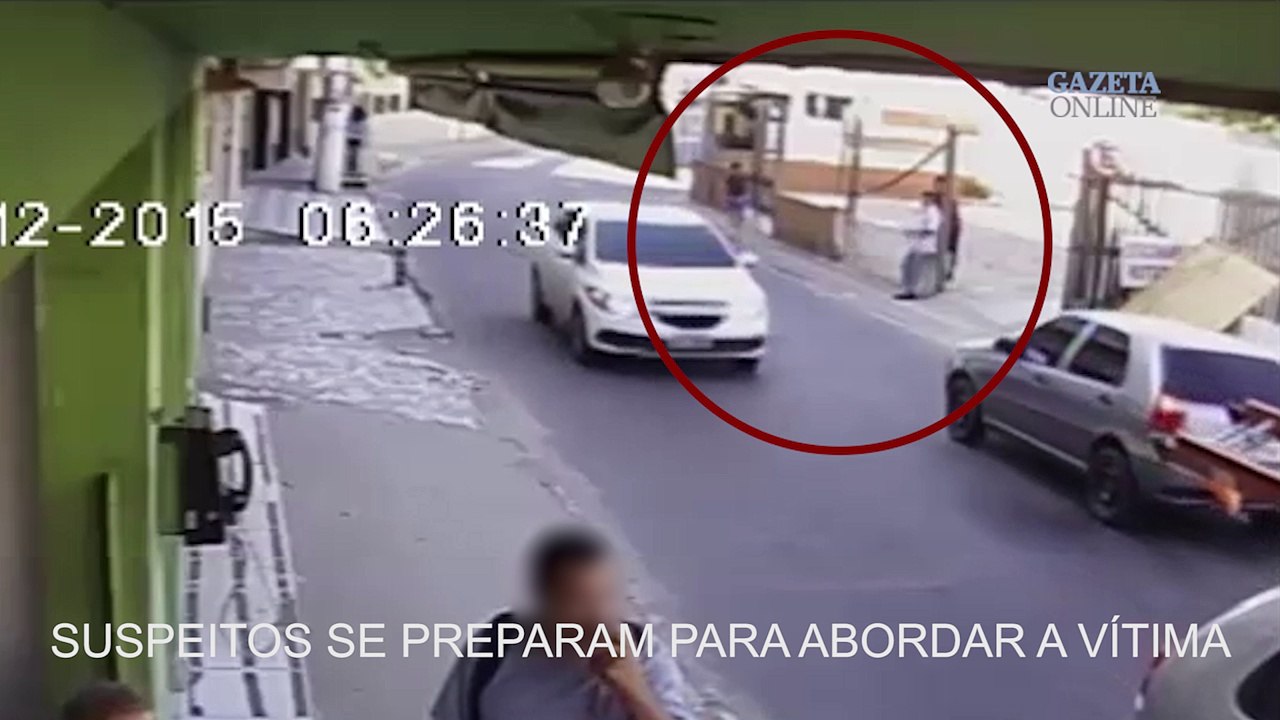 Câmeras de segurança mostram tentativa de sequestro em Campo Grande, Cariacica