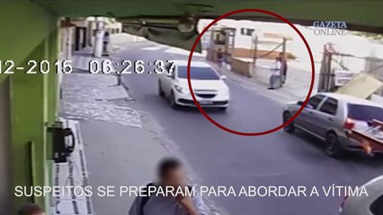 Câmeras de segurança mostram tentativa de sequestro em Campo Grande, Cariacica