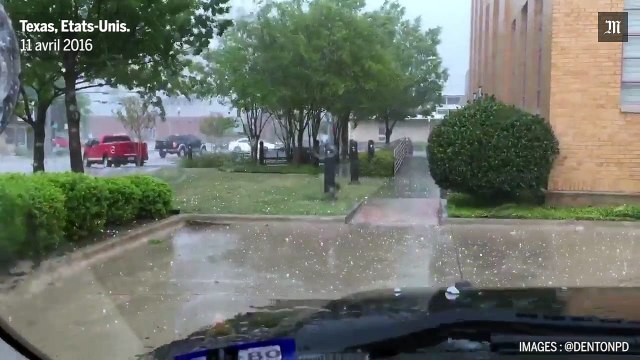 Au Texas, des grêlons de la taille de balles de tennis