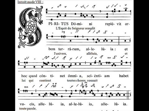 Introitus Spiritus Domini, Dominica Pentecostes (Dimanche de la Pentecôte)