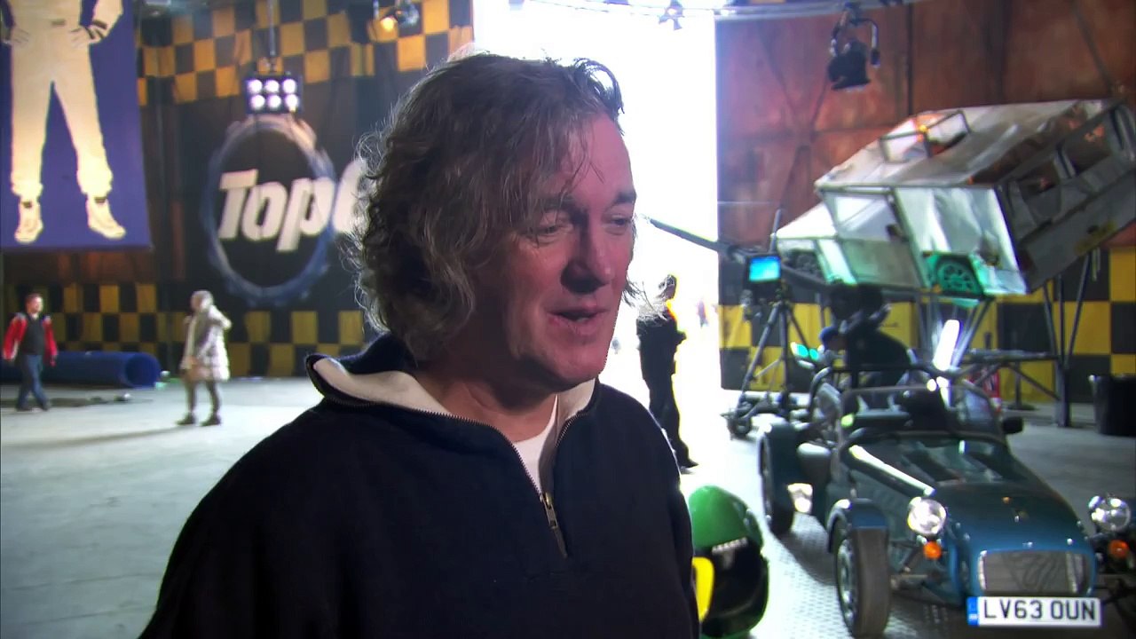 James May and The Stig on the Caterham Top Gear Series 21 Behind the Scenes