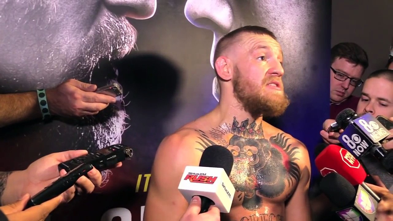 Conor McGregor UFC 196 Open Workout Media Scrum (FULL Video)
