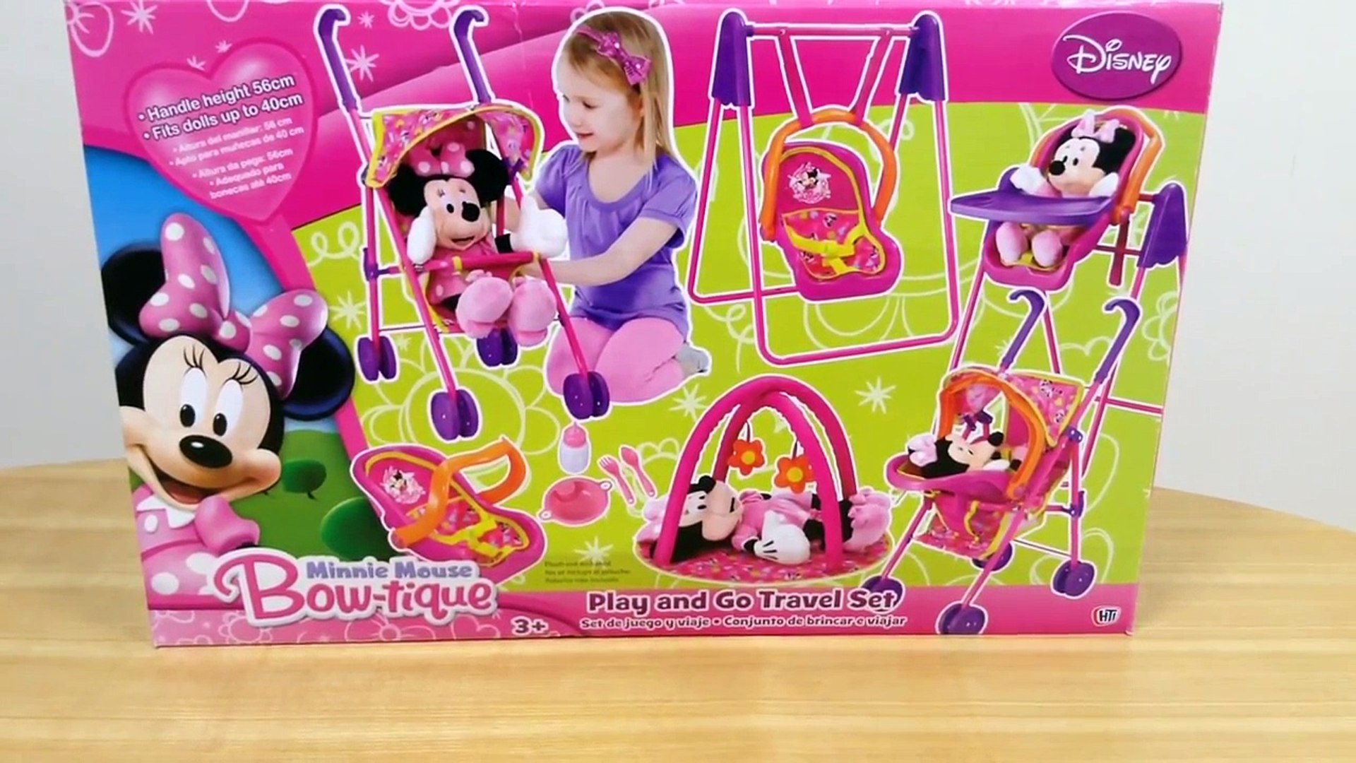 Minnie Mou[-s-e-] Play and Go Travel Set / ミニーマウス お世[-話 