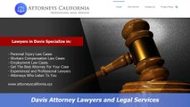 Davis Lawyers Personal Injury Employment Workers Compensation Law :: Attorneys California