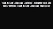 [Read book] Task-Based Language Learning - Insights from and for L2 Writing (Task-Based Language