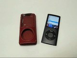 PDair Leather Case for Apple New iPod nano 4th - Sleeve Red