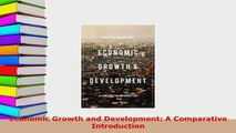 PDF  Economic Growth and Development A Comparative Introduction Read Full Ebook
