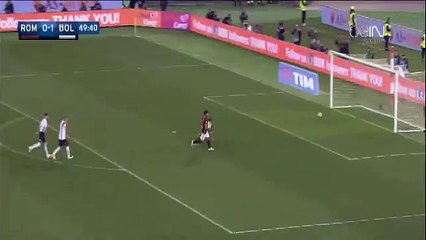 Mohamed Salah Goal - AS Roma vs Bologna 1-1 Serie A 2016