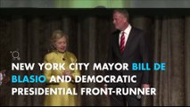Mayor Bill de Blasio jokes about ‘colored people’ time with Hillary Clinton