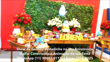 Personagem Vivo Galinha Pintadinha no seu Aniversário Contrate Hai Fai