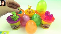 DISNEY FROZEN SURPRISE EGGS Play doh Kinder Elsa MINIONS My little pony mlp Peppa pig espa