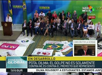 Dilma Rousseff: Impeachment me golpea a mí y al proyecto que lidero