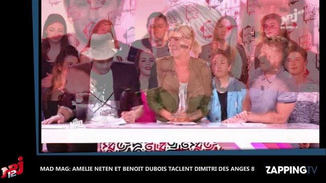 Les Anges 8 : Amélie Neten et Benoit Dubois taclent Dimitri dans le Mad Mag (vidéo)