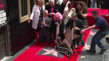 American singer Cyndi Lauper has her Hollywood Walk of Fame star
