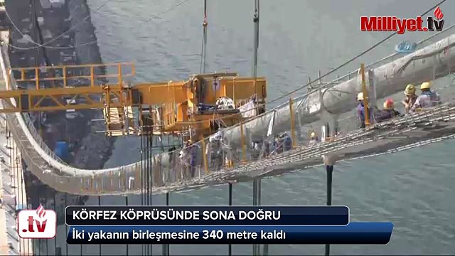 Körfez Geçiş Köprüsü'nde İki Yakanın Birleşmesine 340 Metre Kaldı - Dev Köprüde Son 340 Metre!