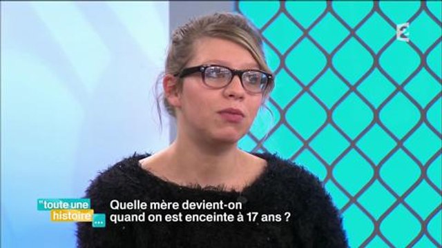 Toute une histoire , Syndel jeune femme de 18 ans a appris qu'elle était enceinte, la semaine de la mort du père.