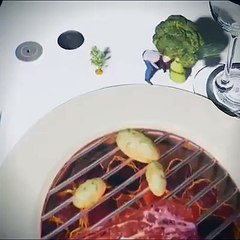 انظر ماذا يفعل مطعم فرنسى