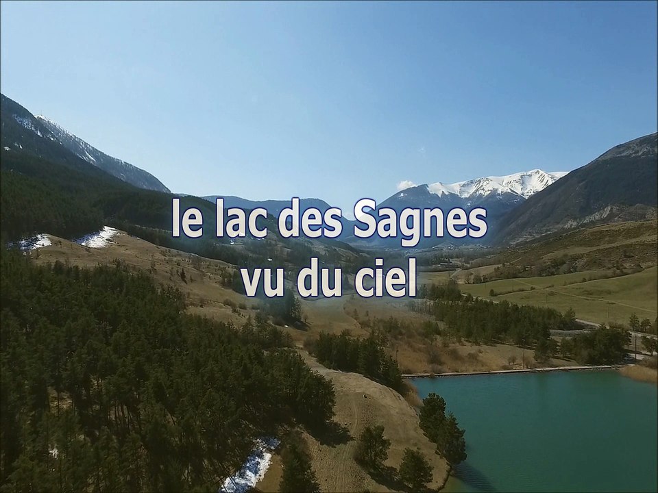 le lac des sagnes vu du ciel. Merci à Nicolas pour ces belles images.