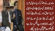 Blast From The Past: Hamid Mir Shows Blasting Video of Daniyal Aziz Against Nawaz Sharif