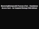 [Download PDF] MasteringBiology with Pearson eText -- Standalone Access Card -- for Campbell