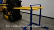 How to Install or Remove Fork Truck Fork extensions from A Fork Extension Storage Rack