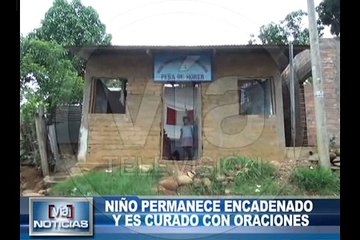 Niño de doce años está encadenado en iglesia por supuesta posesión demoniaca