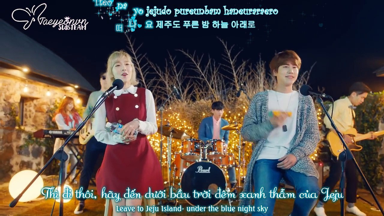 [TYVN][Vietsub + Kara] The Blue Night of Jeju Island  Taeyeon - 태연 [Hangul]