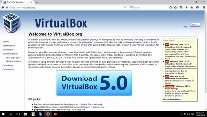 DESCARGAR E INSTALAR VIRTUALBOX 2016