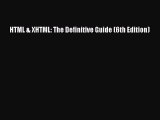 [PDF] HTML & XHTML: The Definitive Guide (6th Edition) [Download] Full Ebook