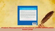 Read  Project Management Professional PMP Certification Exam prep Ebook Free