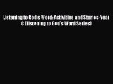 [PDF] Listening to God's Word: Activities and Stories-Year C (Listening to God's Word Series)