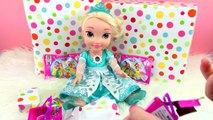 Baby Doll ELSA BIRTHDAY PARTY!! Shopkins Season 3 Surprise Frozen Disney Princess Dolls Palace Pets