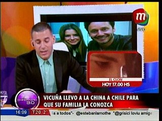 Vicuña y la China Suárez muy enamorados en Chile