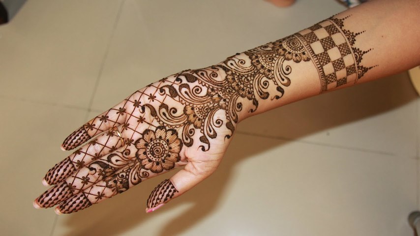 Latest Full Hand Bridal Henna Mehndi Designs Tutorial Indian
