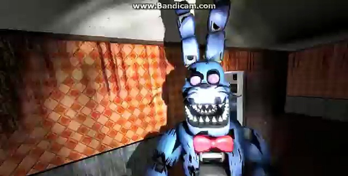 (Plushtrap vs Nightmare Freddy Bonnie Chica Foxy Fredbear  FNAF SFM)
