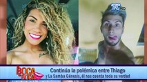 Continúa la polémica entre Thiago y La Samba Génesis, él nos cuenta toda su verdad
