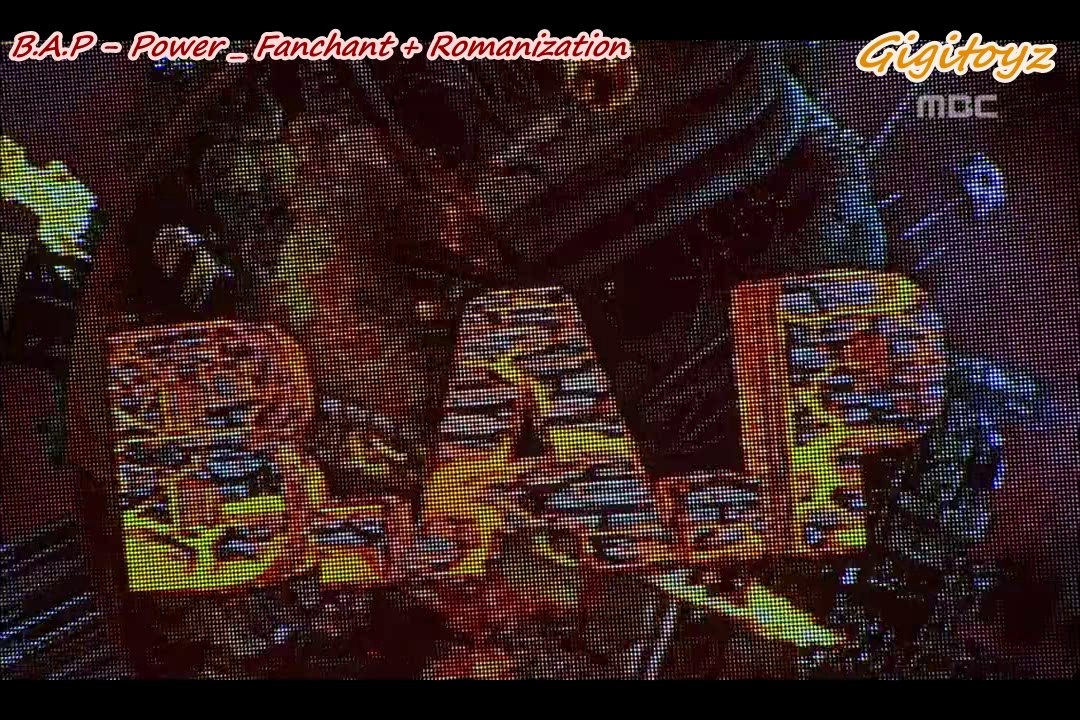 Fanchant + Romanization (color coded lyrics) - B.A.P _ Power