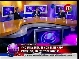 Textuales: Mica Viciconte negó tener alguna relación con Mariano Martínez