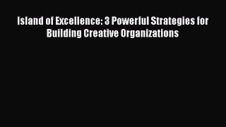 Download Island of Excellence: 3 Powerful Strategies for Building Creative Organizations Free
