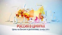 Россия в цифрах. Цены на бензин и дизтопливо. Октябрь 2015 года