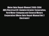 Download Motor Auto Repair Manual 2000-2004 ABS/Electrical V2: Daimlerchrysler Corporation