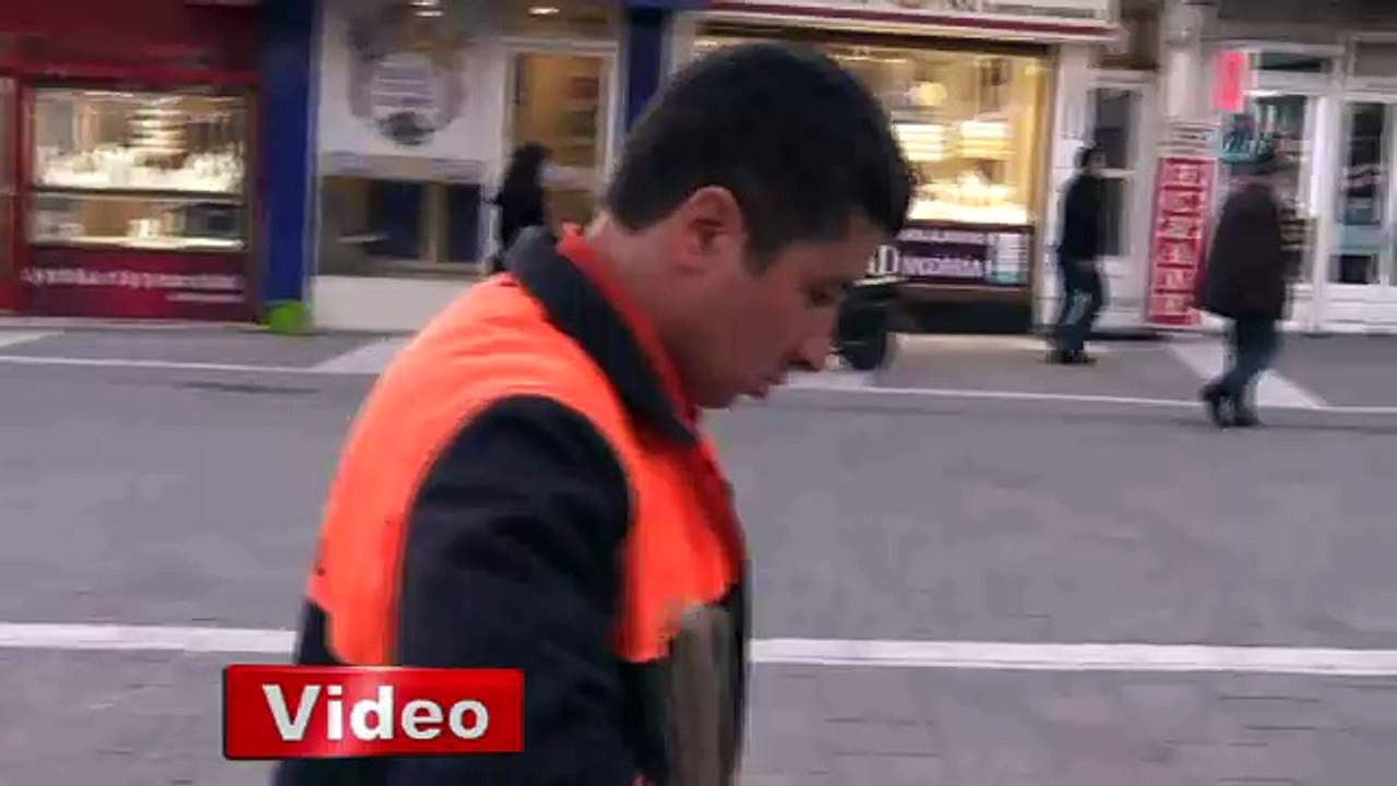 Temizlik işçisinden örnek davranış