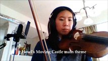 Howl's Moving Castle main theme (violin) remix by gate 문