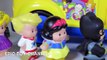 WHEELS ON THE BUS Song with Batman, Disney Princesses, Fisher Price Bus and Cinderella