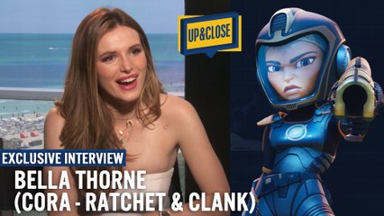 BELLA THORNE (Cora - Ratchet & Clank) in UP&CLOSE Exclusive interview